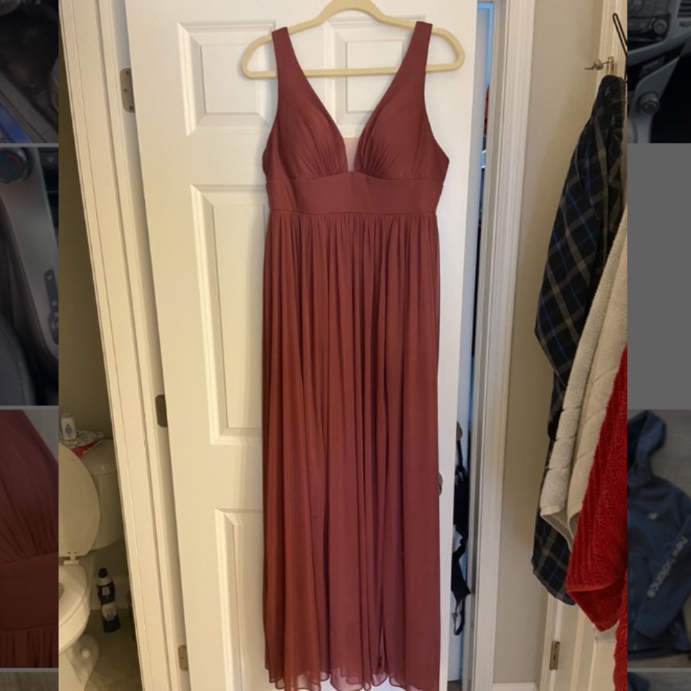 Azazie Belize Desert Rose dress